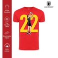 thumbnail image 3 of Game Garment Women Basketball Player 22 Indiana Sports Fan Unisex Crewneck T Shirts Graphic Tees - Clark 22 Red XS-3XL, 3 of 6