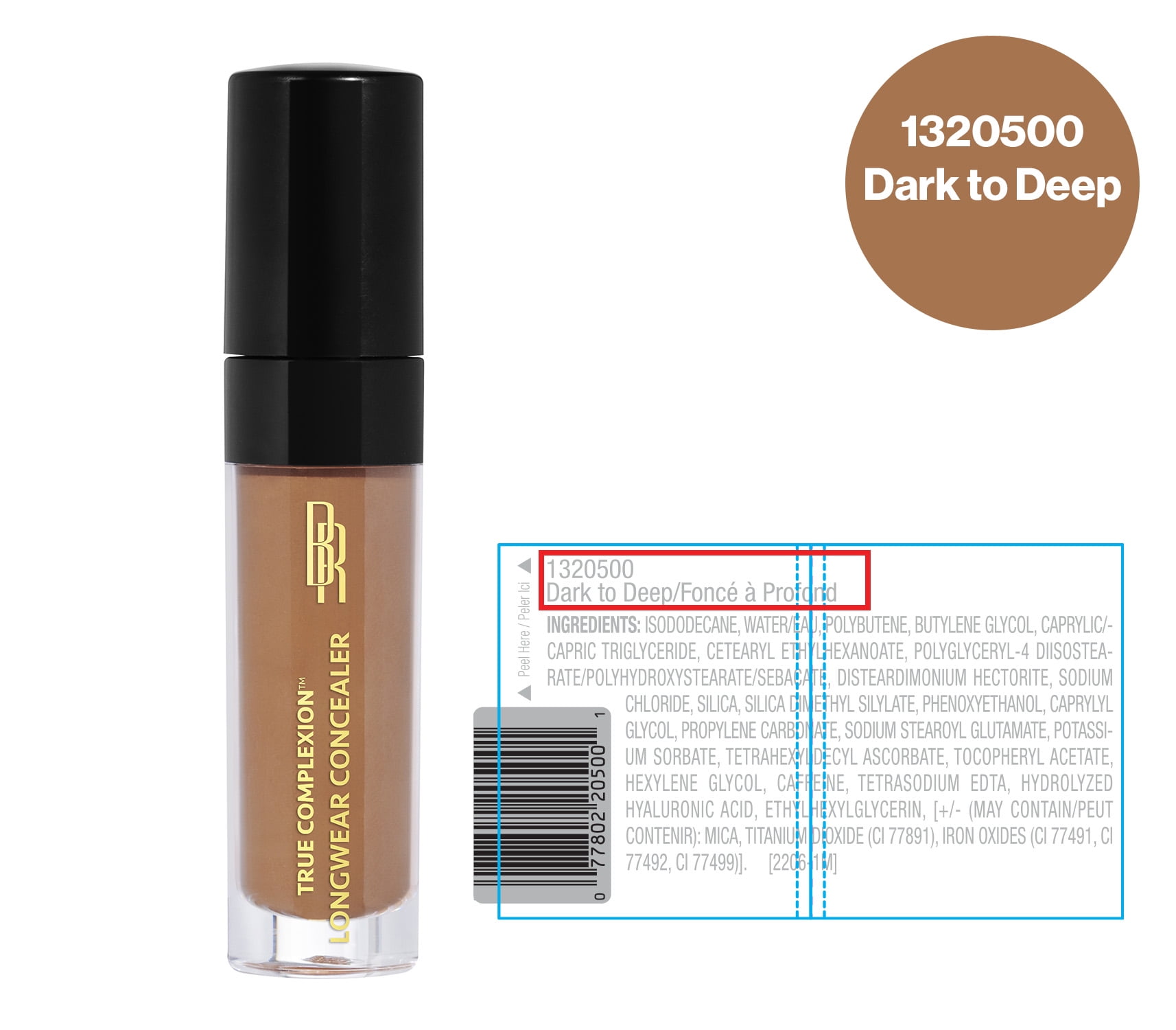 (2 pack) Black Radiance True Complexion Longwear Concealer Makeup - Dark To Deep