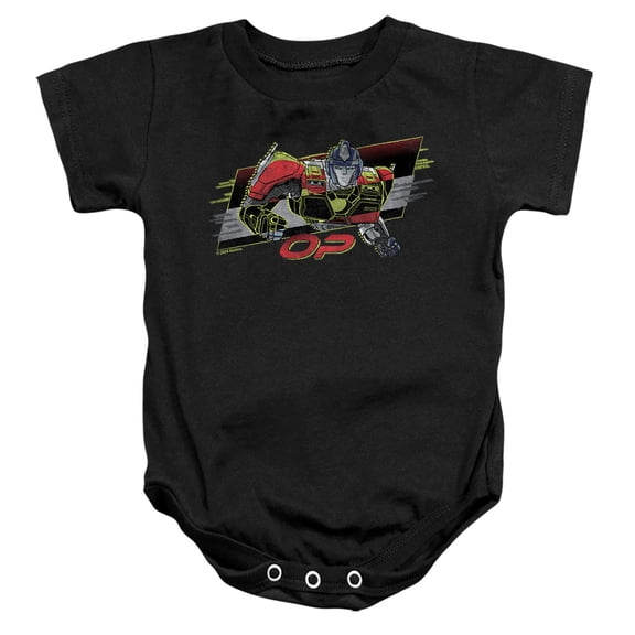 TRANSFORMERS ONE Op Neon Unisex Infant Snap Suit for Baby, Black, Large