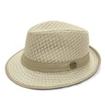 thumbnail image 4 of Sun Hats for Men Breathable Mesh Short Brim Panama Summer Hats, 4 of 6