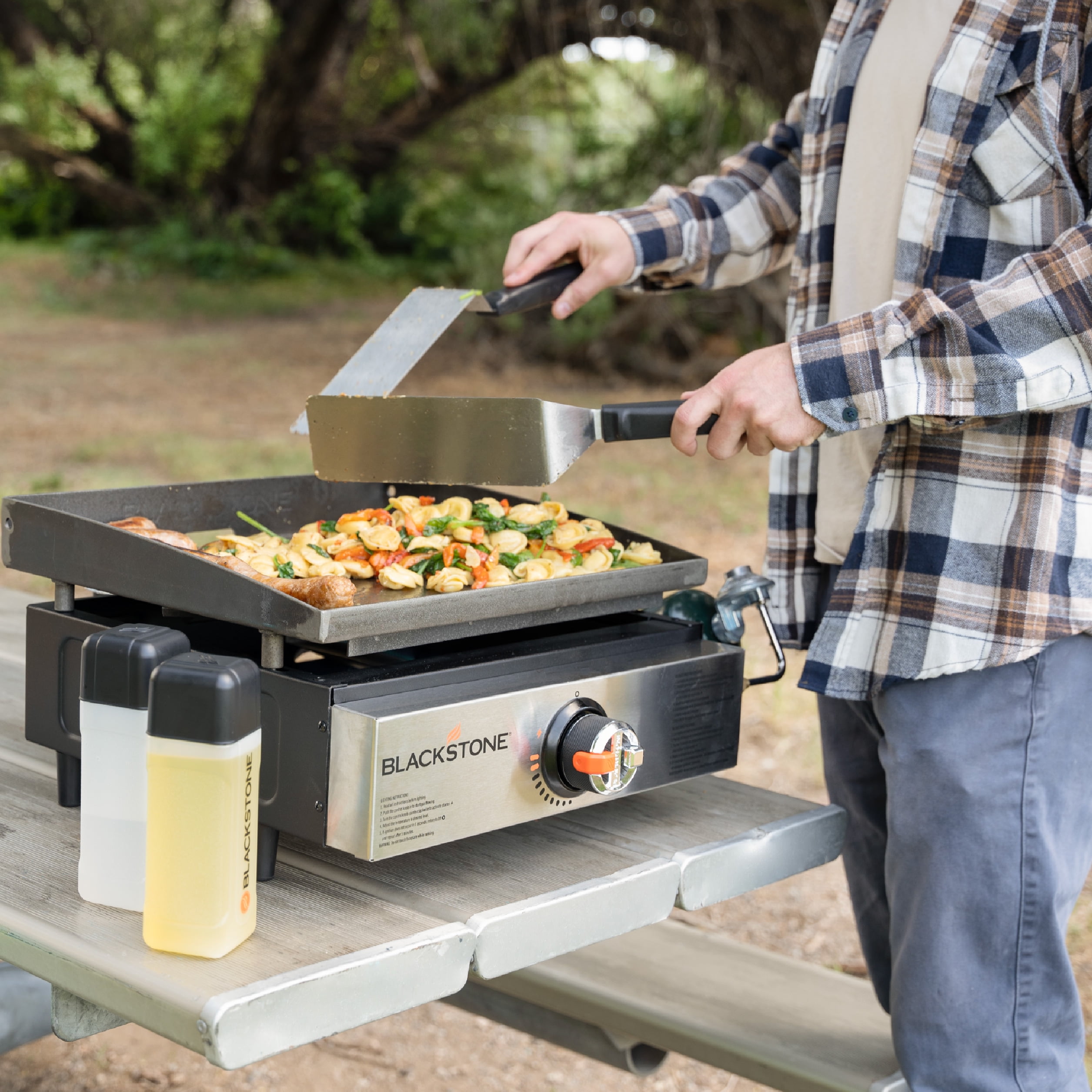 Blackstone 17” Original Tabletop Griddle with Stainless Steel Front Panel