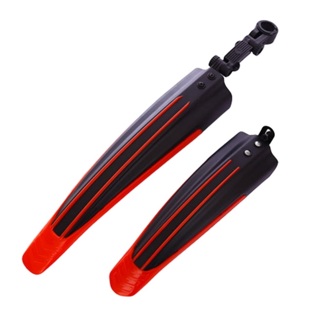 Trayknick 2Pcs Stylish Mountain Bike Bicycles Front Rear Plastic Mudguard Fenders Set