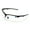 Gloss Black, variant on V.W.E. Bifocal High Performance Sport Protective Safety Glasses Bifocal - Clear Lens Reader Reading - Ansi Z87.1 Certified