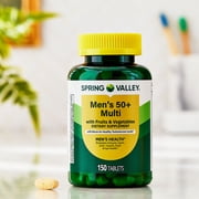 Spring Valley Mens 50+ Multi Tablets, 150 Count