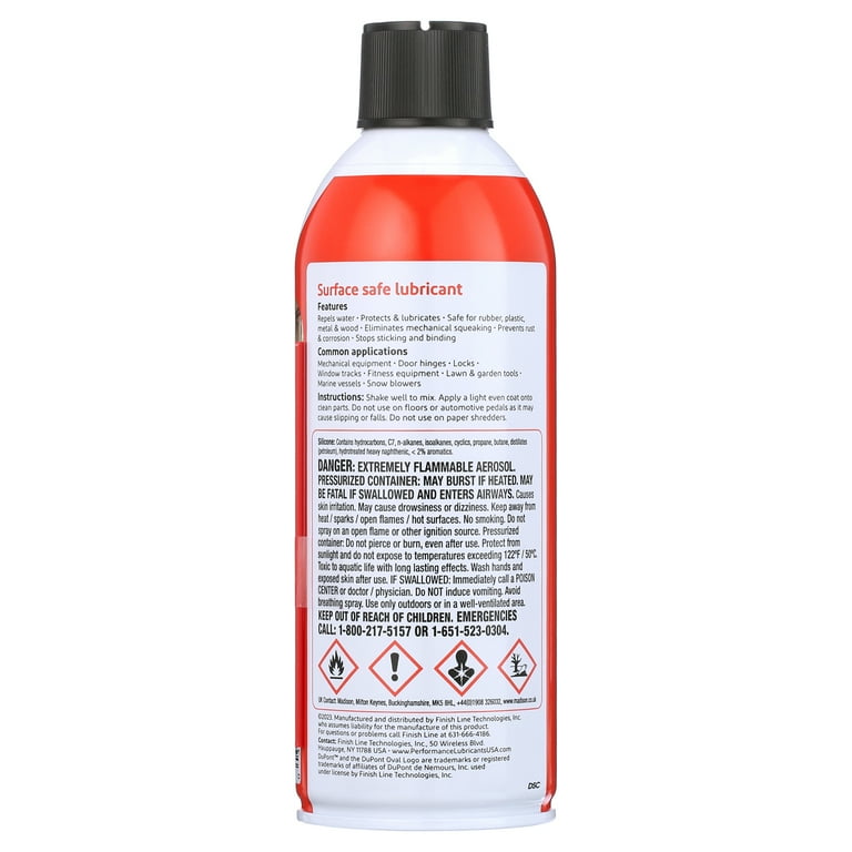 DuPont Silicone Surface Safe Lubricant with Non-Stick Ceramic Technology 10oz Aerosol DuPont Silicone Surface Safe Lubricant with Non-Stick Ceramic Technology 10oz Aerosol