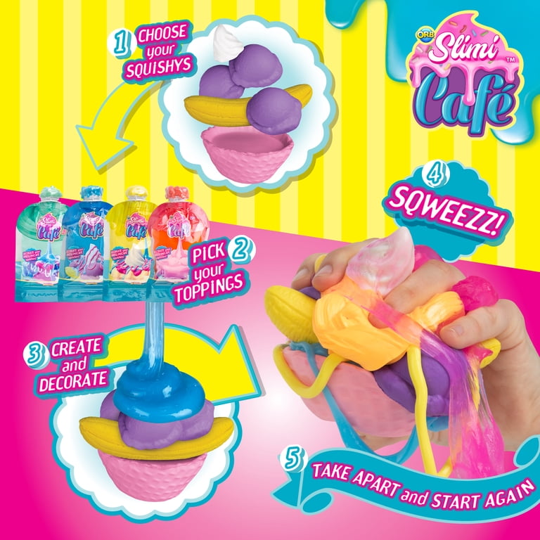 ORB Slimi Cafe Squishy Banana Split - Walmart.com