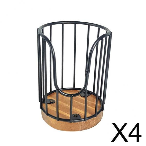 Soporte para café,Soporte para filtro de café,cesta,almacenamiento de papel de filtro,Contenedor de rejilla para almacenamiento de papel de filtro de café de hierro,Almacenamiento de taza de