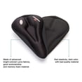 thumbnail image 2 of Odoland Bike Seat Cover Bike Gel Seat Cover, Exercise Bicycle Saddle Cover Cushion for Men/Women, Great for Indoor Cycling Class and Stationary Bikes Indoor Cycling (size 11" x 6") Road Mountain Bikes, 2 of 7