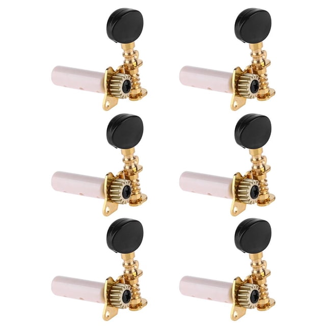 Sywqhk Clavijas de afinación para guitarra clásica, 6 uds., cabezales de máquina abiertos Sywqhk Alta Calidad
