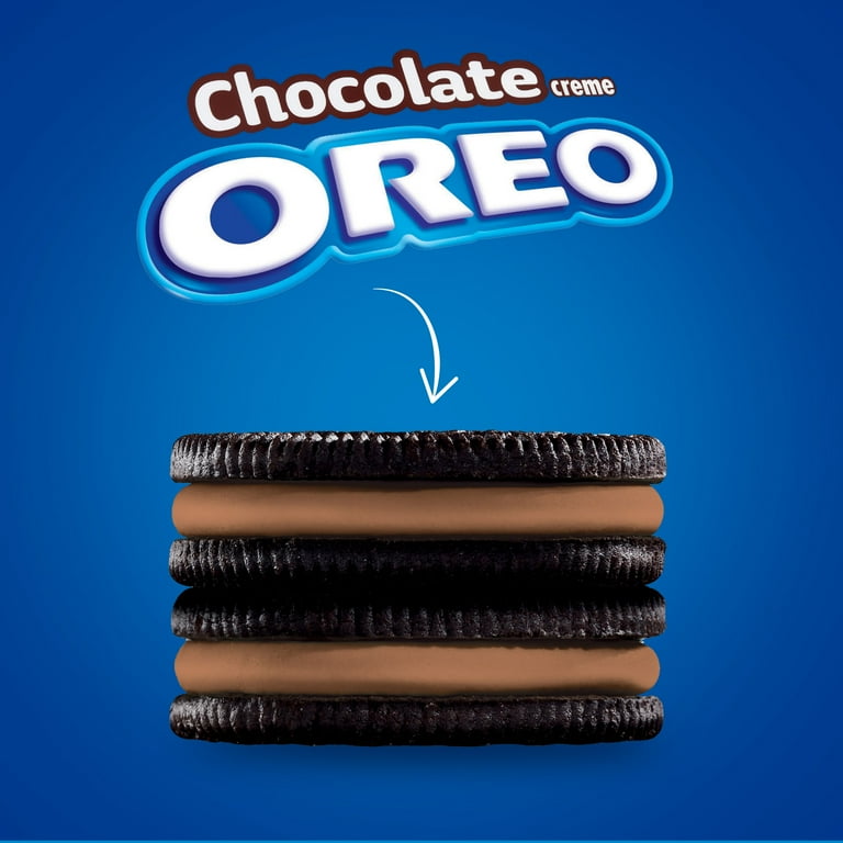 OREO Chocolate Creme Chocolate Sandwich Cookies, Family Size, 18.71 oz