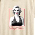 thumbnail image 3 of Marilyn Monroe - Black and White Square Short Sleeve Graphic T-Shirt, 3 of 5