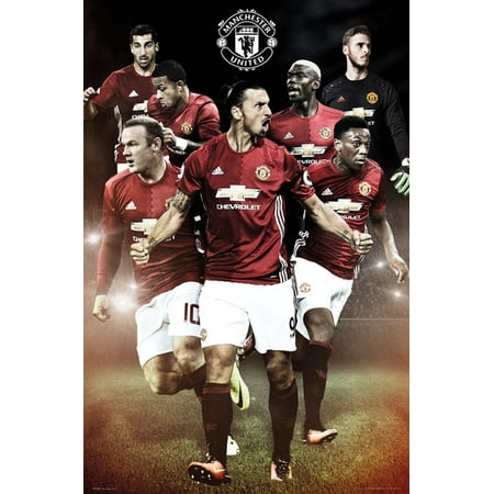 MANCHESTER UNITED Players Poster Poster Print