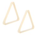 thumbnail image 1 of Marco De Bola De Billar, Trípode Triangular De Billar Ligero De Estilo Vintage Blanco Fácil De Almacenar 2 Piezas Para El Hogar ANGGREK Snooker Ball Triangular Rack, 1 of 8