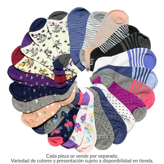 Tin George para Mujer, Varios Diseños Multicolor 1 Par Unitalla