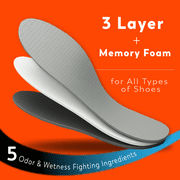 Odor-Eaters Everyday Comfort 3-Pack Foam Insoles