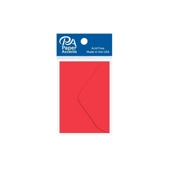 Envelope 1.75x2.38 15pc Red