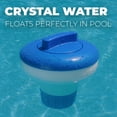 thumbnail image 6 of XtremepowerUS 3" Floating Tablet Chlorine Dispenser 2 Pack, 3-lb Capacity (2) Chemical Dispenser Swimming Pool Spa Floating Chlorine Dispenser, 6 of 8