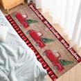 thumbnail image 2 of Christmas Winter Kitchen Rugs and Mats Set of 2 New Year Abstract Snowflake Elk Blue Xmas Kitchen Mat,Non-Slip Area Runner Rug,Washable Floor Mat for Home Dining Room Office 16x24in+16x47in, 2 of 6