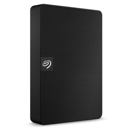 Seagate - Expansion 4TB External USB 3.0 Portable Hard Drive with Rescue Data Recovery Services - Black