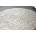 thumbnail image 4 of 6 ft Natural Beige Round Wool Rug for Living Room Braided Non-slip Reversible Handwoven Area Rug by MystiqueDecors - 6', 4 of 6