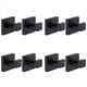thumbnail image 1 of Gancho de Toalla Negro Mate de 8 Paquetes Gancho de BañO de Acero Inoxidable Gancho una Prueba de ÓXido Inodoro Cuadrado Montado en la Pared Colgador de Puerta Resistente, 1 of 5