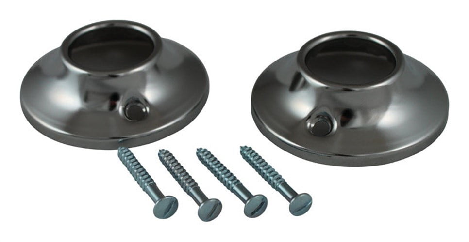 Plumb Pak  Chrome  Steel  Shower Rod Flange