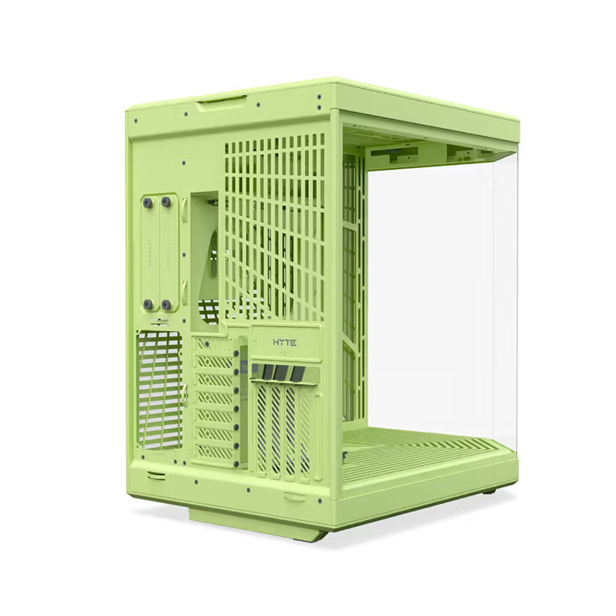 HYTE Y70 Dual Chamber Modern Aesthetic Tempered Glass E-ATX Mid-Tower Gaming Computer Case, Matcha Milk