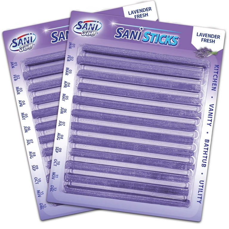 Clean Drain Sticks (4 Packs Of 12 Assorted Scents) - PulseTV