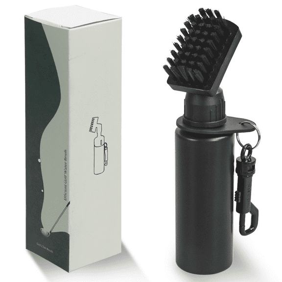 Unbranded Golf Club Brush Cleaner Heavy Duty Retractable Nylon Bristle