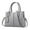 Grey, variant on Purses Tote Bag for Women Fashion Medium Vegan Leather Shoulder Work Bag Multi Compartment Handbag