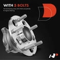 thumbnail image 6 of A-Premium Rear Wheel Hub Bearing Assembly Compatible with Honda CR-V 2007-2011 Accord Crosstour 2010-2011 Crosstour 2012-2015 FWD Left or Right Side, 6 of 8