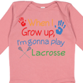 thumbnail image 4 of Inktastic Lacrosse Baby Boys or Girls Long Sleeve Baby Bodysuit, 4 of 5