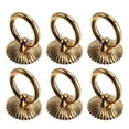 thumbnail image 6 of CATIEBYE Set of 6 Golden Cabinet Drawer Pull Handles with Brushed Finish, Hardware for Home Furniture Doors and Cabinets, 6 of 8