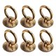 thumbnail image 4 of 6 tiradores de anillo dorados para cajones y muebles, estilo minimalista., 4 of 7