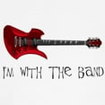 thumbnail image 3 of CafePress - I'm With The Band Baseball Jersey - Cotton Baseball Jersey, 3/4 Raglan Sleeve Shirt, 3 of 4