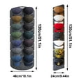 thumbnail image 3 of Hat Rack Hat Stands Display Holder For Baseball Caps Storage Bags With Hooks, 3 of 12