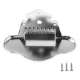 thumbnail image 1 of Mandolin Tailpiece Chrome Replacement Zinc Alloy Guitar Parts Instrument Accessories, 1 of 4