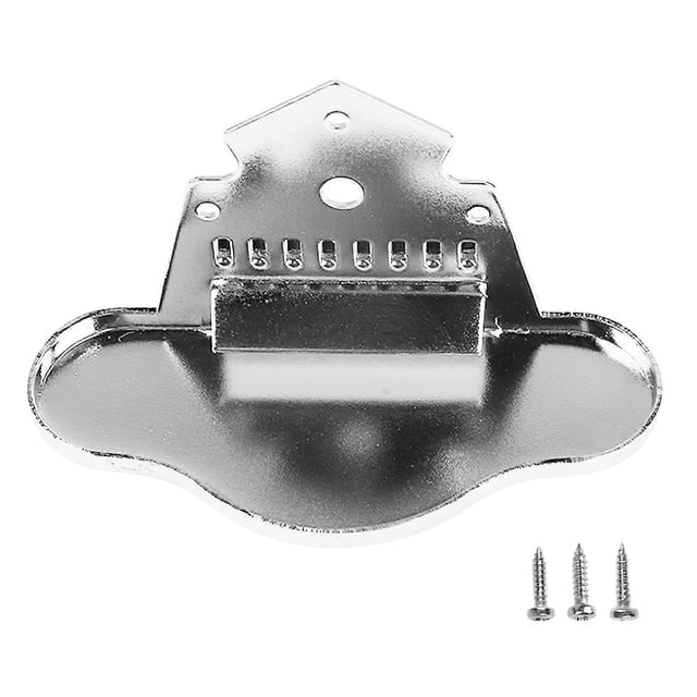 Mandolin Tailpiece Chrome Replacement Zinc Alloy Guitar Parts Instrument Accessories