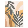 thumbnail image 3 of Cuadro en lienzo con hojas abstractas de estilo bohemio, pósteres de sol y arcoíris de Monstera, arte de pared nórdico para sala de estar, impresiones para decoración del hogar, 3 of 5