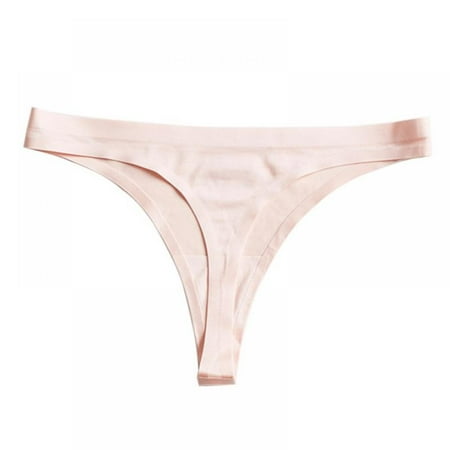 

Women Low Waist Seamless Thong Panties Sexy Briefs