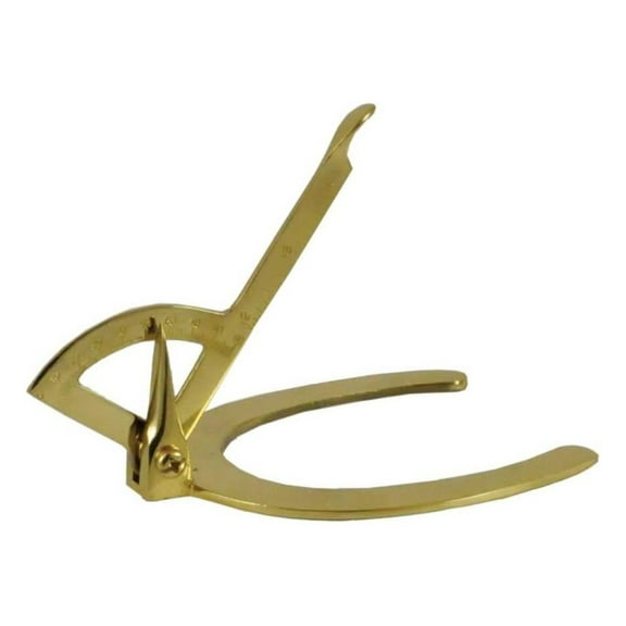 Brass Hoof Gauge