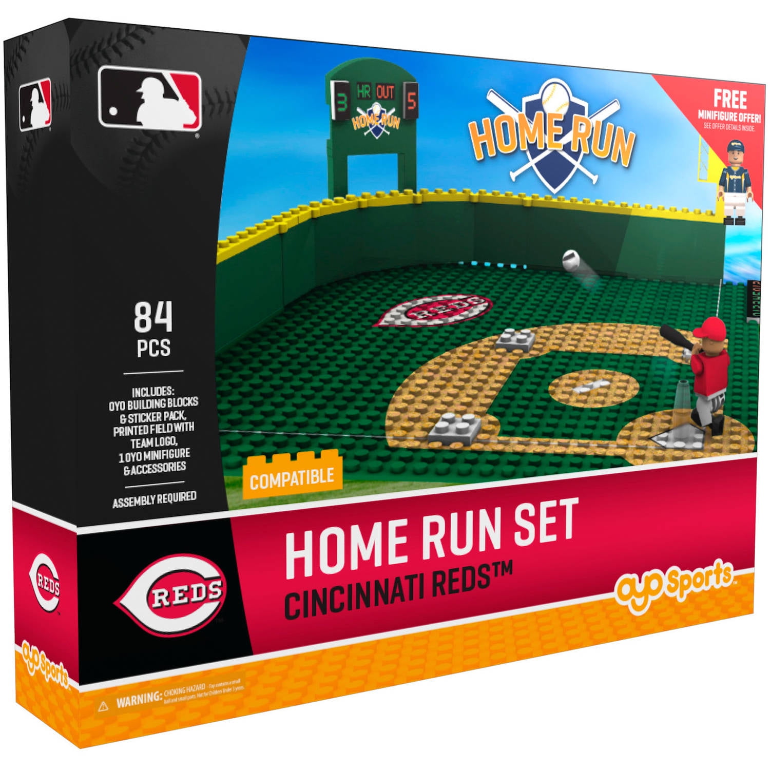 oyo sports mlb full field building block set