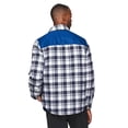 thumbnail image 2 of Avalanche Men's Plaid Brushed Flannel Hiking Shirt Jacket With Pockets, 2 of 5