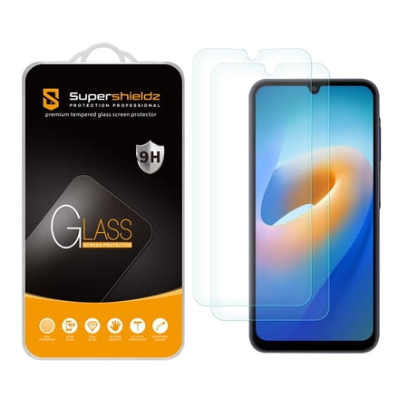 (2 Pack) Supershieldz Designed for Samsung Galaxy A26 Tempered Glass Screen Protector, Anti Scratch, Bubble Free