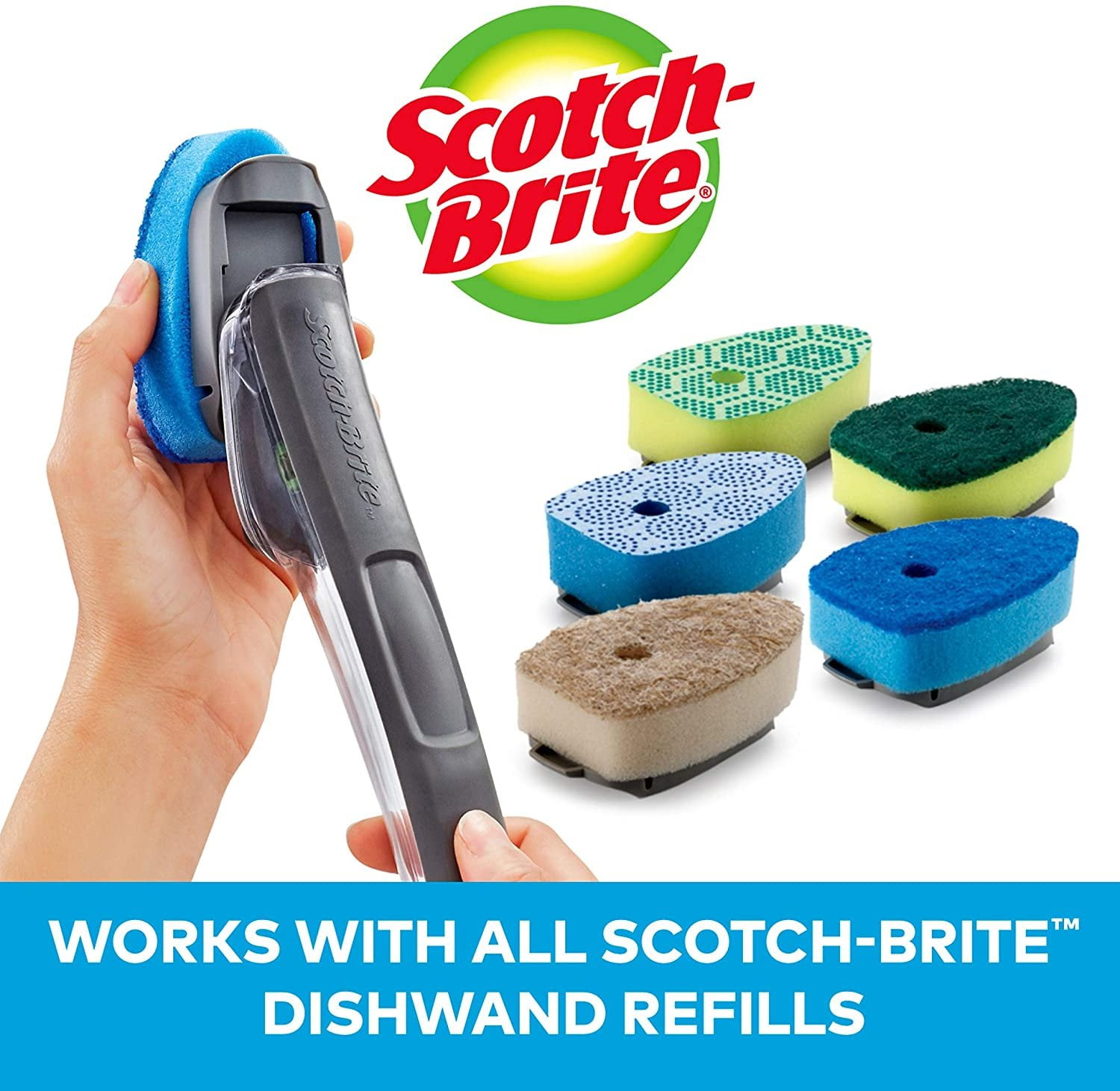 Scotch-Brite™ Non-Scratch Soap Dispensing Dishwand