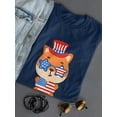 thumbnail image 3 of Cute Patriotic Baby Fox T-Shirt Women -Image by Shutterstock, Female XX-Large, 3 of 4