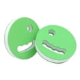 thumbnail image 3 of Swim Training Equipment, Non Inflatable Pool Floats, Eva Foam Swim Stabilizers, Swim Gear, 2-Tone Green and White Design with Built-In Hand Holds to Support Water Buoyancy for New, 3 of 9