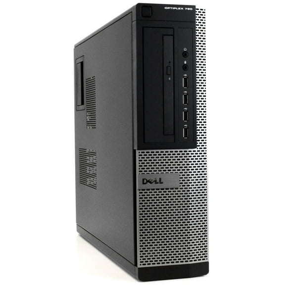 Bureau Dell Optiplex Remis à Neuf - Processeur Intel Core i5, Disque Dur de 500 Go, RAM DDR3 de 4 Go, Windows 7 Professionnel 64