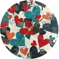 thumbnail image 5 of GZHJMY Valentine's Day Heart Wall Clock, Silent Non Ticking Battery Operated Round Clock for Kitchen Office School Home Decorative, 5 of 7