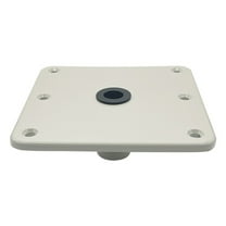 Marine Aluminum Seat Base 7" x 7" with 3/4" Rod Connector Seat Support